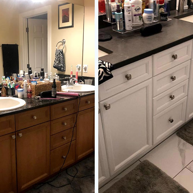 Rodeffer Bathroom Before and After