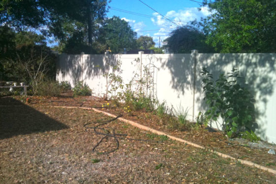 New Fence & Planter Kenneth City